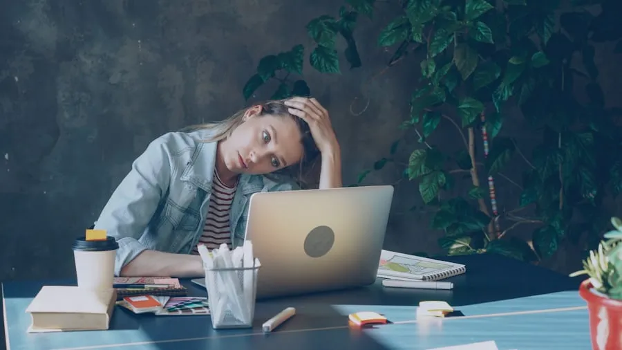 Developer working late at night